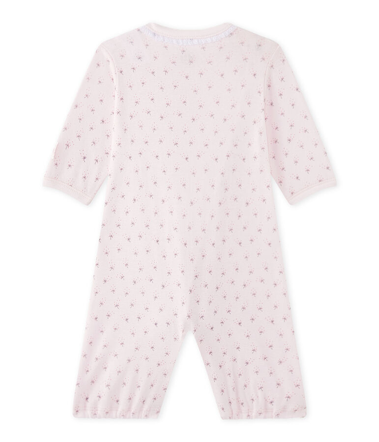 Baby-M&auml;dchen-Overall mit 2-in-1-Effekt rosa VIENNE/weiss MULTICO