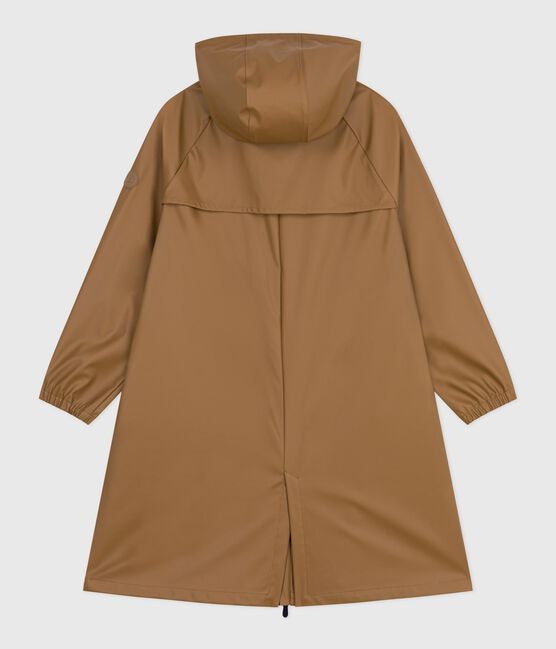 Lange Damen-Regenjacke mit zwei Farben braun ROCHE