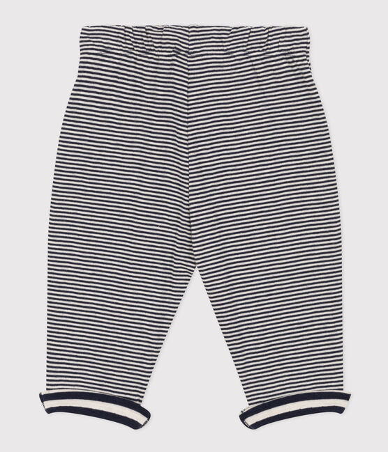 Baby-Hose aus Doppeljersey mit Ringelstreifen blau SMOKING/ AVALANCHE