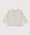 Sweatshirt Petit Bateau X Snoopy aus Molton für Babys grau BELUGA CHINE