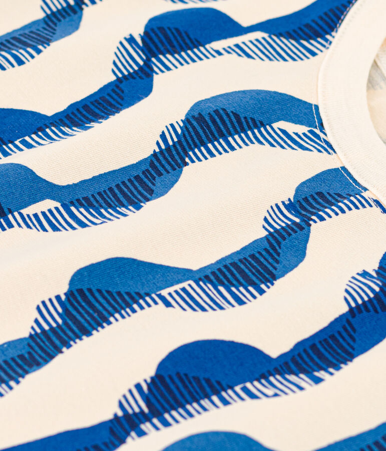 Kurz&auml;rmeliges T-Shirt aus Baumwolle f&uuml;r Kinder/M&auml;dchen naturfarben/vielfarbig