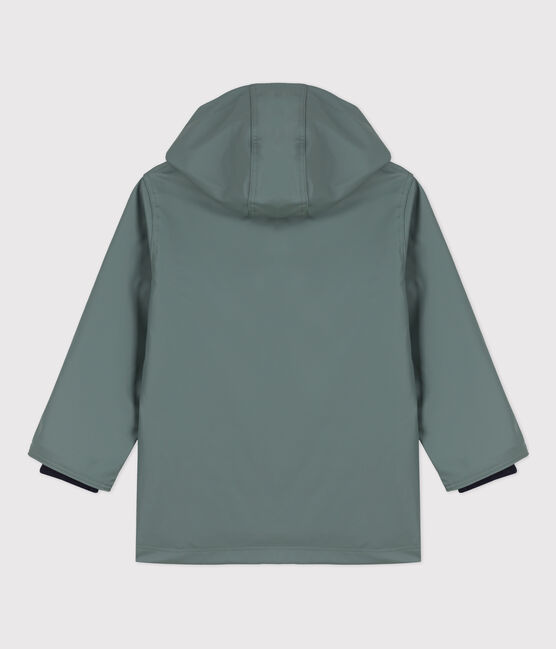 KLASSISCHE KINDER-REGENJACKE AUS RECYCELTEM MATERIAL grün THUYA