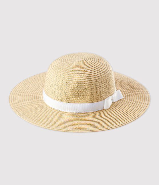 Baby-Strohhut rosa NATUREL