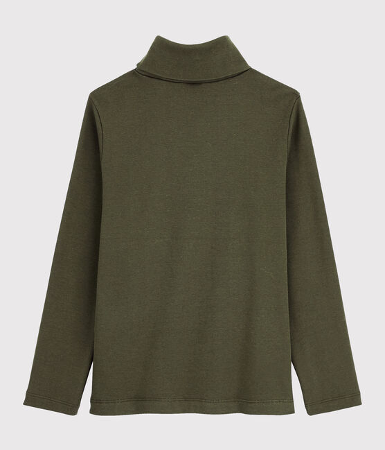 Kinder-Unterziehpullover aus Baumwolle für Mädchen / Jungen grün MILITARY