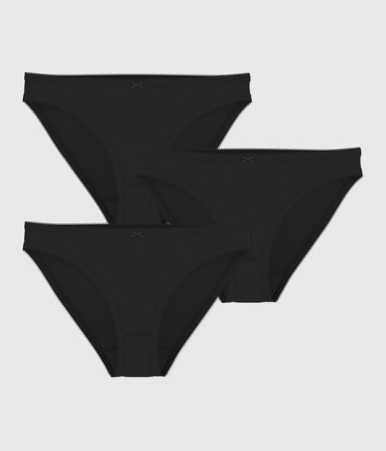 3er-Set Slips aus Baumwolle für Damen variante 1