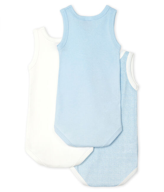Trio ärmellose Baby-Bodys variante 1