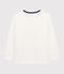 Kinder-T-Shirt mit Siebdruck für Jungen weiss MARSHMALLOW