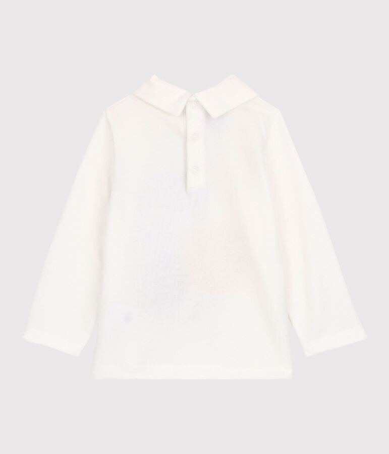 Baby-T-Shirt aus Baumwolle. weiss