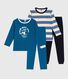Set Kinder-Pyjamas aus bedruckter Baumwolle