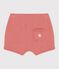 Baby-Shorts aus Bio-Baumwolle. rosa PAPAYE