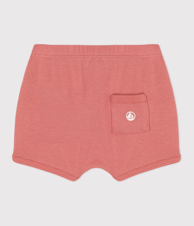 Baby-Shorts aus Bio-Baumwolle. rosa