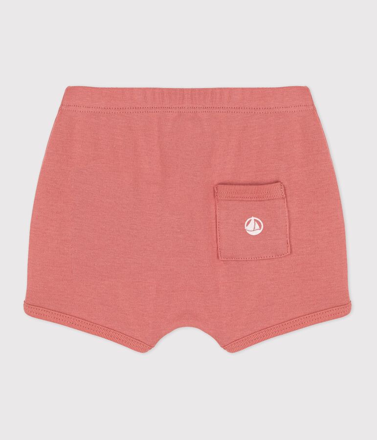 Baby-Shorts aus Bio-Baumwolle. rosa
