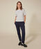 Damen-T-Shirt "Le Boxy" aus Doppejersey weiss AVALANCHE/ SKY CHINE