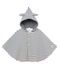 Klassisches baby-cape unisex weiss MARSHMALLOW/blau SMOKING