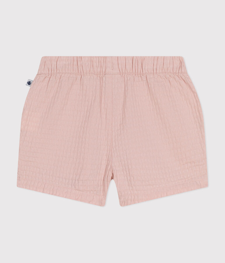 Gemusterte Baby-Shorts rosa SALINE