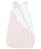 Babyschlafsack aus Velours weiss MARSHMALLOW/weiss MULTICO