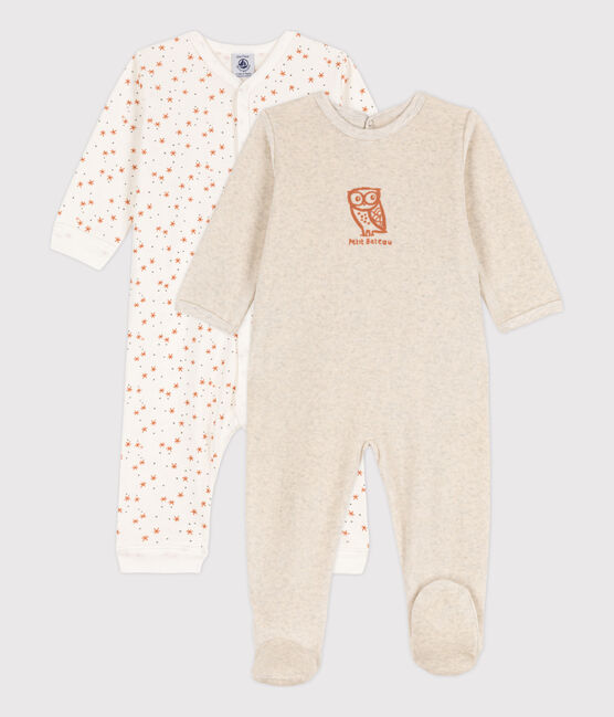 2er-Set Baby-Strampler aus Baumwolle mit Sternenmotiv variante 1