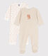 2er-Set Baby-Strampler aus Baumwolle mit Sternenmotiv