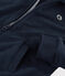Kinder-Fleecejacke mit Kapuze für Mädchen / Jungen blau SMOKING