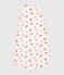 Babyschlafsack aus Baumwolle mit Blumenmotiv TOG-Wert 1 weiss/vielfarbig