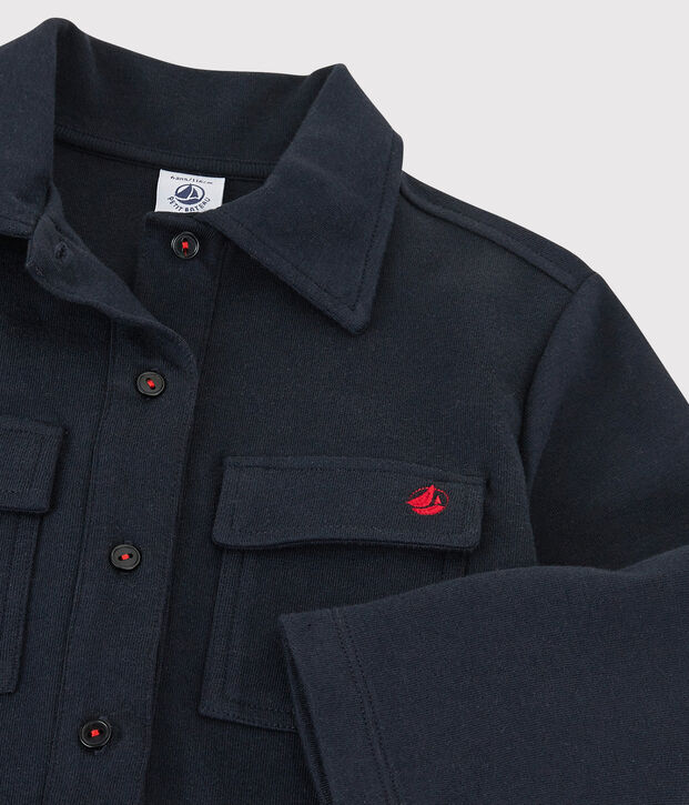 Bedruckter Overall aus Baumwolle f&uuml;r M&auml;dchen blau