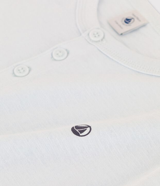 Kurz&auml;rmeliges T-Shirt f&uuml;r M&auml;dchen und Jungen blau