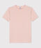 Damen-T-Shirt L’ICONIQUE aus Baumwolle mit Mäusezähnchen rosa SALINE