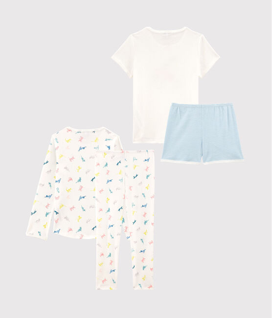 2er-Set Kinderpyjamas aus Baumwolle für Mädchen variante 1