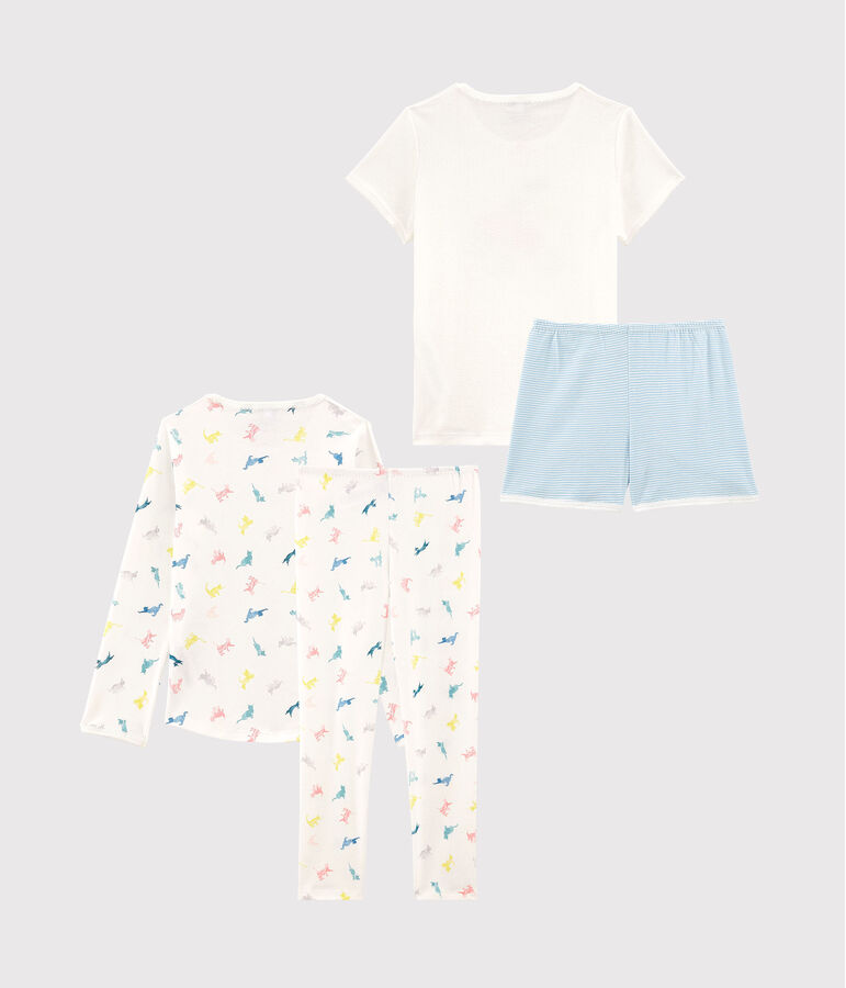 2er-Set Kinderpyjamas aus Baumwolle f&uuml;r M&auml;dchen vielfarbig