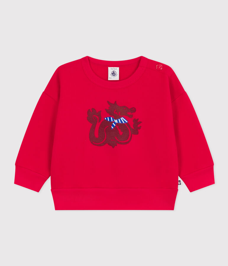 Baby-Sweatshirt aus Molton rot CORRIDA