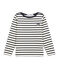 Kinder-Seemannshemd Jungen beige COQUILLE/blau SMOKING