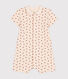 Kurzer Baby-Overall aus leichtem Molton
