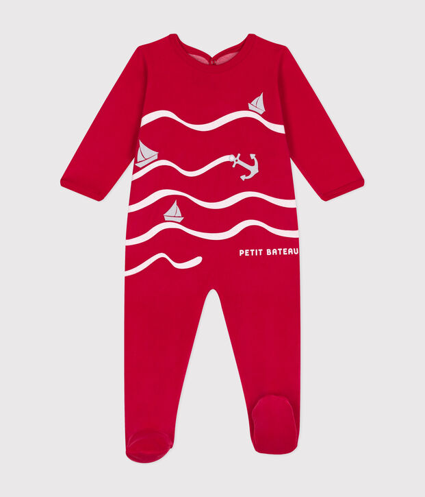 Dors bien en velours b&eacute;b&eacute; rot