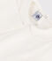 Langärmelige Babybluse aus Baumwolle weiss MARSHMALLOW