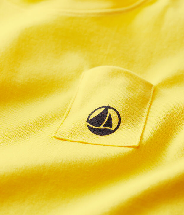 Kurz&auml;rmeliges Kinder-T-Shirt aus Jersey f&uuml;r Jungen gelb
