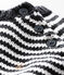 Baby Jungen Pullover mit Milleraies-Ringelstreifen grau CAPECOD/weiss MARSHMALLOW