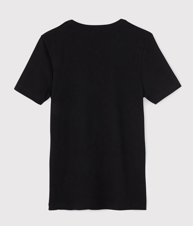 Kurz&auml;rmliges T-Shirt schwarz
