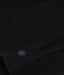 Kurzärmeliges Damen-T-Shirt L'ICONIQUE aus einfarbigem Rippstrick schwarz BLACK