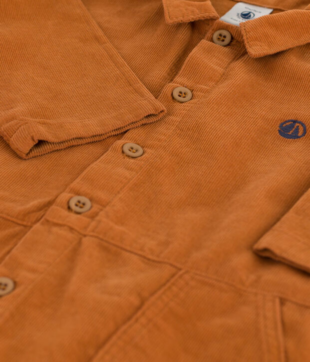 Langer Baby-Overall aus Nicki braun