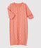 Baby-Overall aus Bio-Baumwolle rosa PAPAYE/ MARSHMALLOW