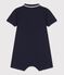 Baby-Kurzoverall aus Baumwolle blau SMOKING