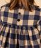 Kinderkleid aus Baumwoll-Flanell mit Karomuster für Mädchen INCOGNITO/ AVALANCHE