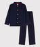 Pyjama aus Jersey für kleine Jungen blau SMOKING