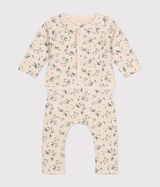 2er-Set aus gestepptem Doppeljersey für Babys AVALANCHE/ HERBIER