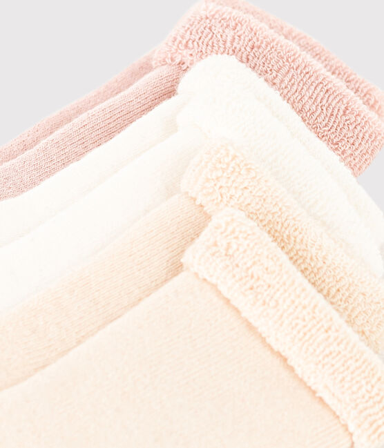 3er-Set einfarbiger Baby-Stricksocken variante 1