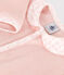 Strampler aus Nicki mit Kragen rosa SALINE