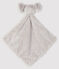 Baby-Kuschelkoala aus Polarfleece weiss MARSHMALLOW/grau GRIS