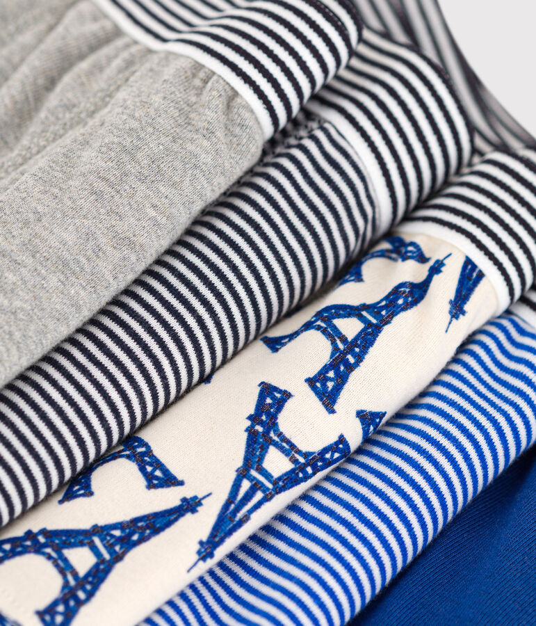 5er-Set Boxershorts aus Baumwolle mit Paris-Print f&uuml;r Jungen vielfarbig