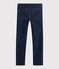 Kinderhose aus Denim-Molton für Jungen blau DENIM BLEU FONCE
