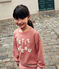 Kinder-Sweatshirt aus Molton für Mädchen und Jungen rosa ROSEWOOD